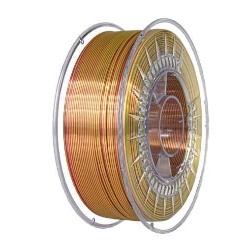 SILK DUAL 1.75 Рожеві Перли / Золотий Пластик для 3D-принтерів 1 кг