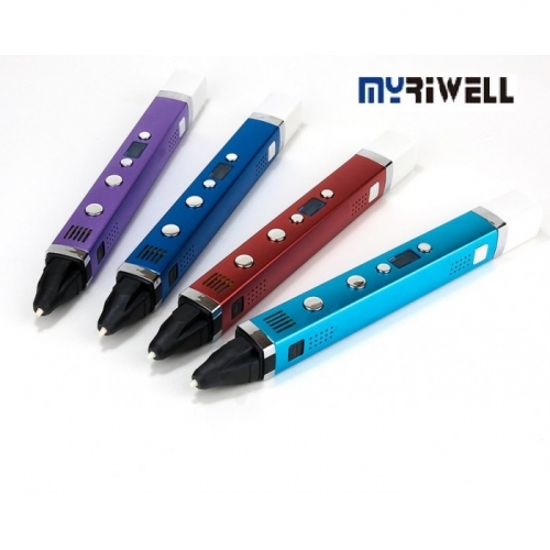 3D Ручка Myriwell RP-100С С LED Экраном и USB Голубая (LightBlue)