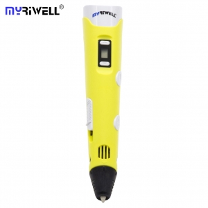3D Ручка MyRiwell RP-100B Оригінал з LCD Екраном Жовта (Yellow)