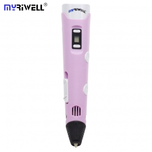 3D Ручка Myriwell RP-100B Оригінал з LED Екраном Рожева (Pink)