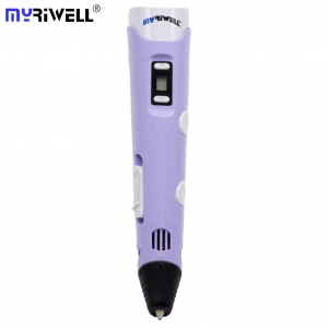 3D Ручка MyRiwell RP-100B Оригінал з LСD Екраном Фіолетова (Purple)