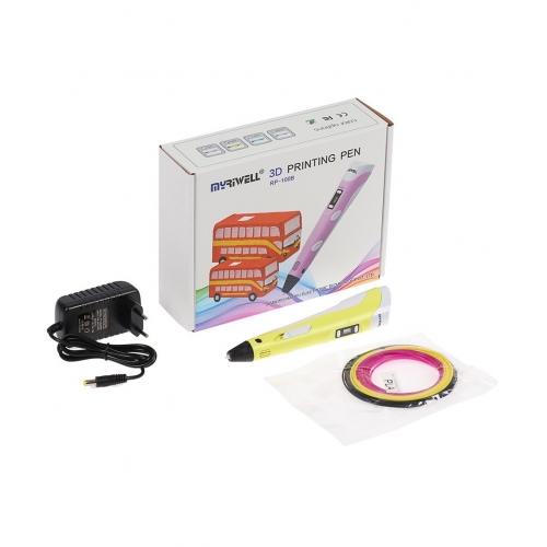 3D Ручка Myriwell RP-100B Оригінал з LED Екраном Рожева (Pink)