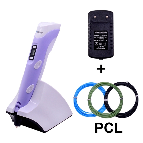 3D Ручка MyRiwell RP-200B Оригинал беспроводная Фиолетовая (Purple)