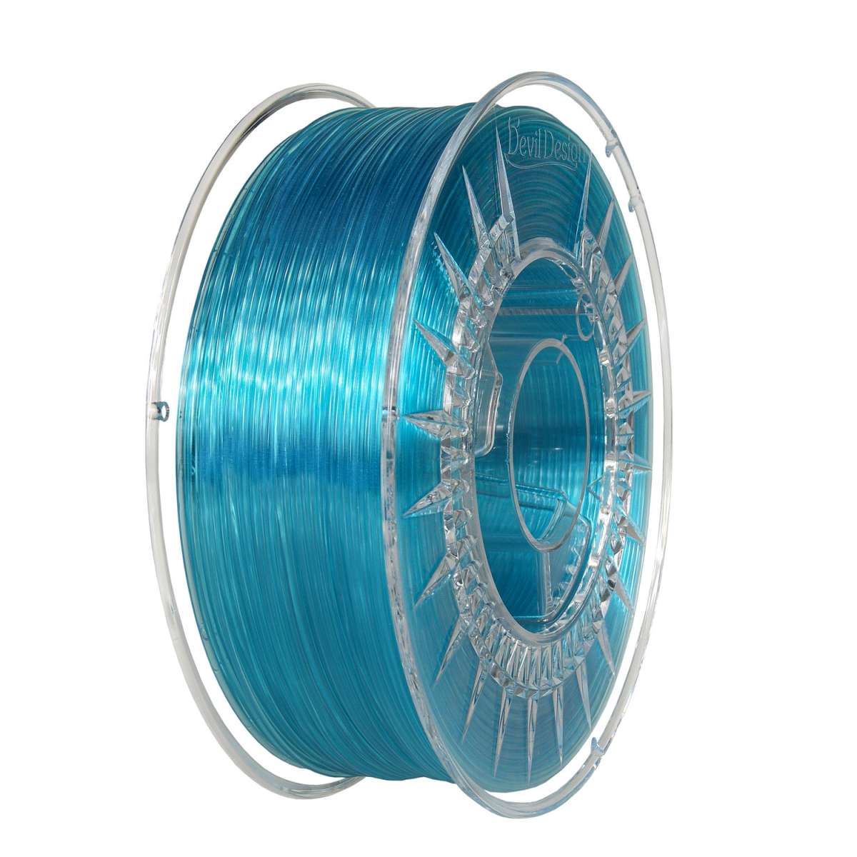 PETG 1.75 голубой прозрачный Пластик для 3D-принтеров 1 кг
